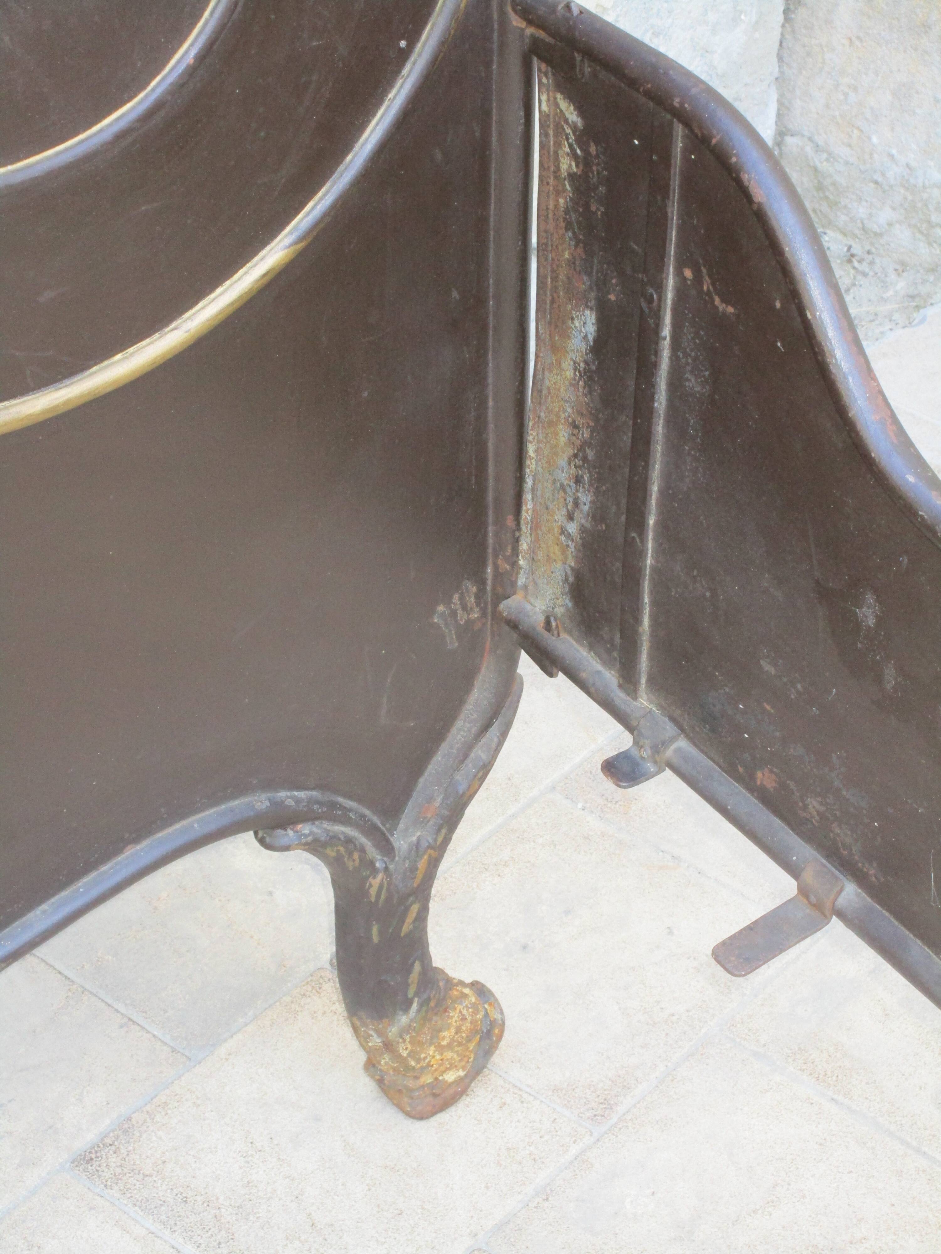 Metal bed Napoleon III style