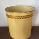Lacquered sheet metal paper basket