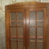Pair of pine Parisian wardrobes circa 1935