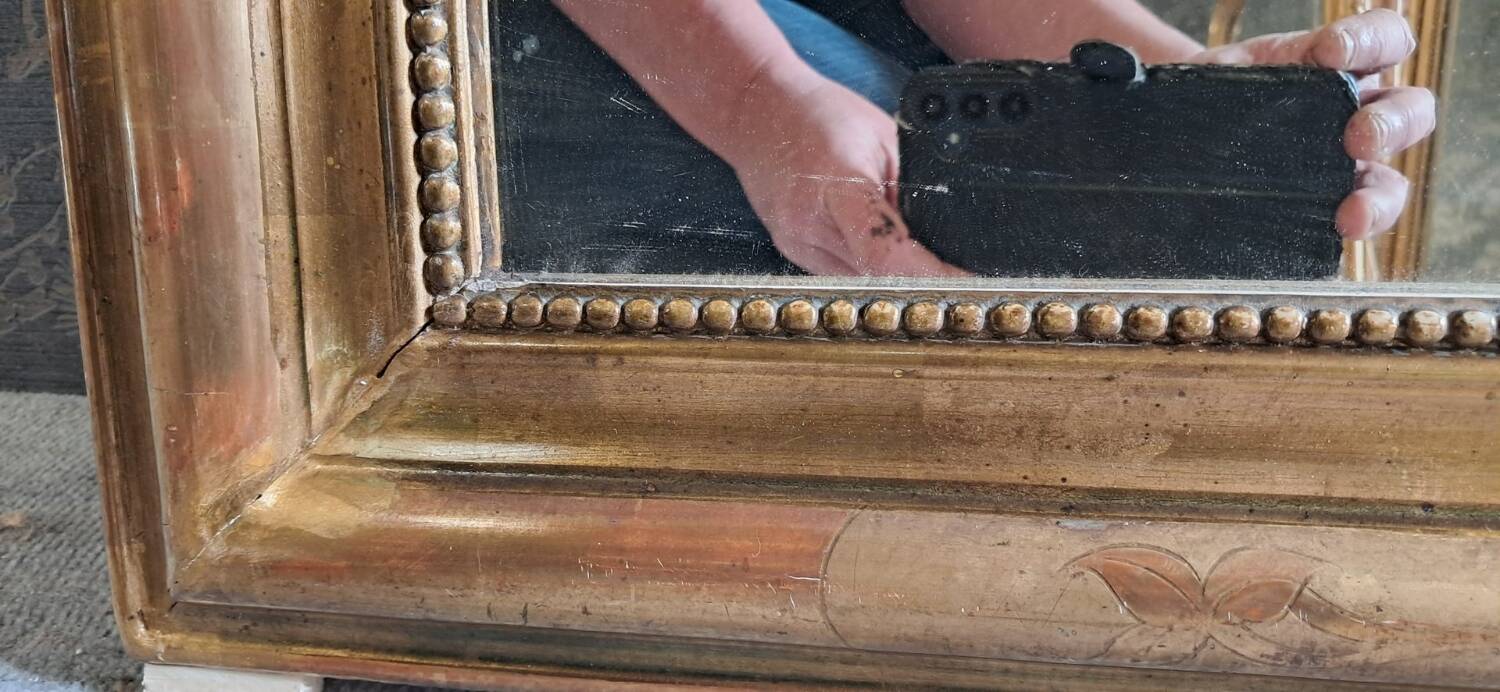 Louis Philippe period mirror 79 x 60