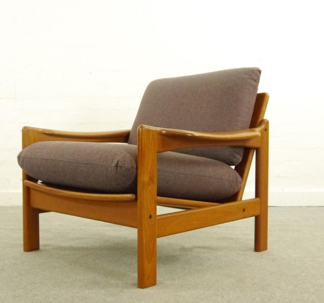 Chair Scandinavian vintage teak 1960 s