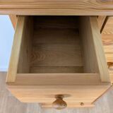 Pine chiffonier chest of drawers with 7 drawers