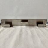 Vintage triple coat steel wall coat rack