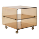 Side table on wheels, Michel Dumas, Roche Bobois, 1970