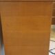 Wood and rattan chest of drawers