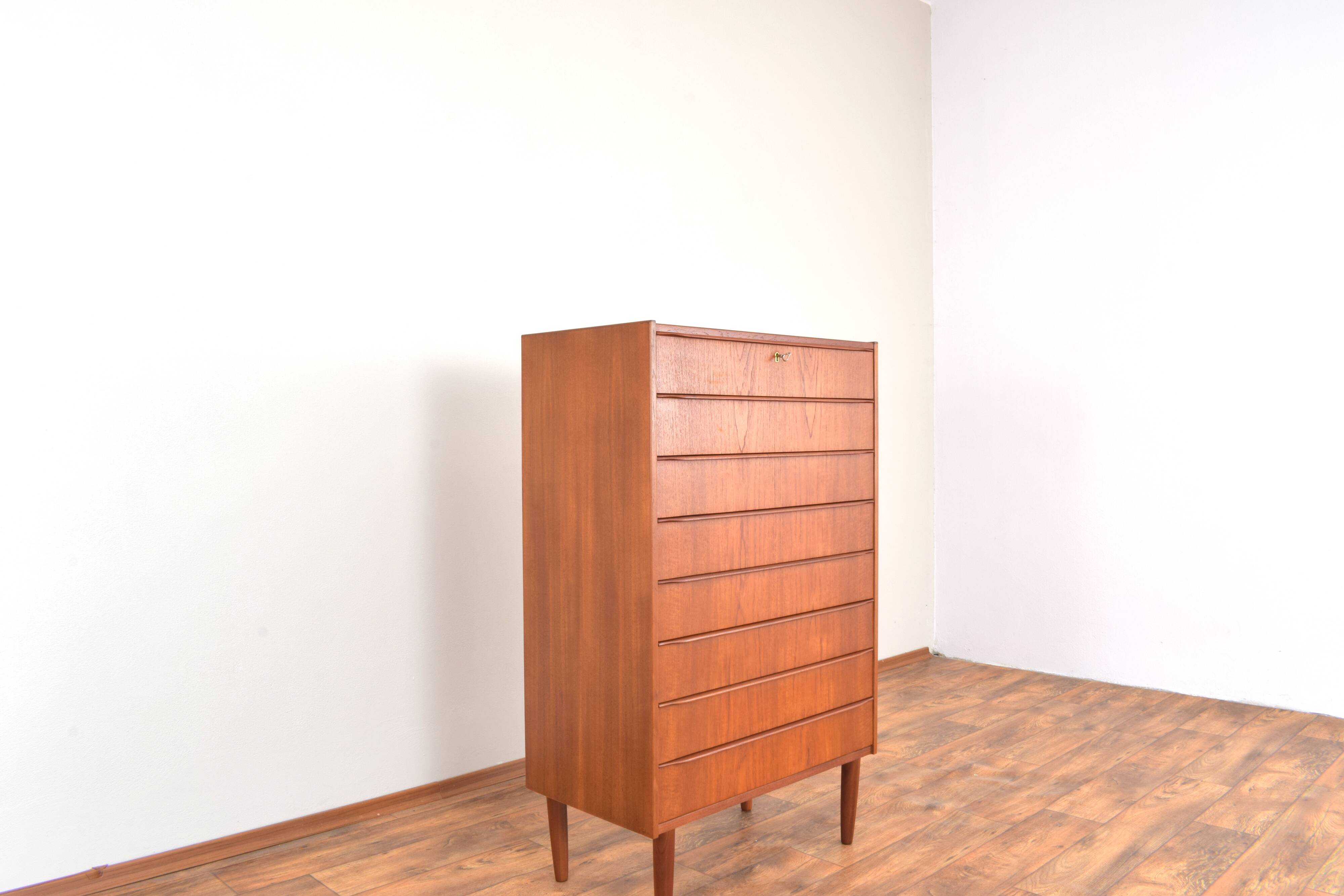 Mid-Century Danish Teak Chest of Drawers, 1960s.