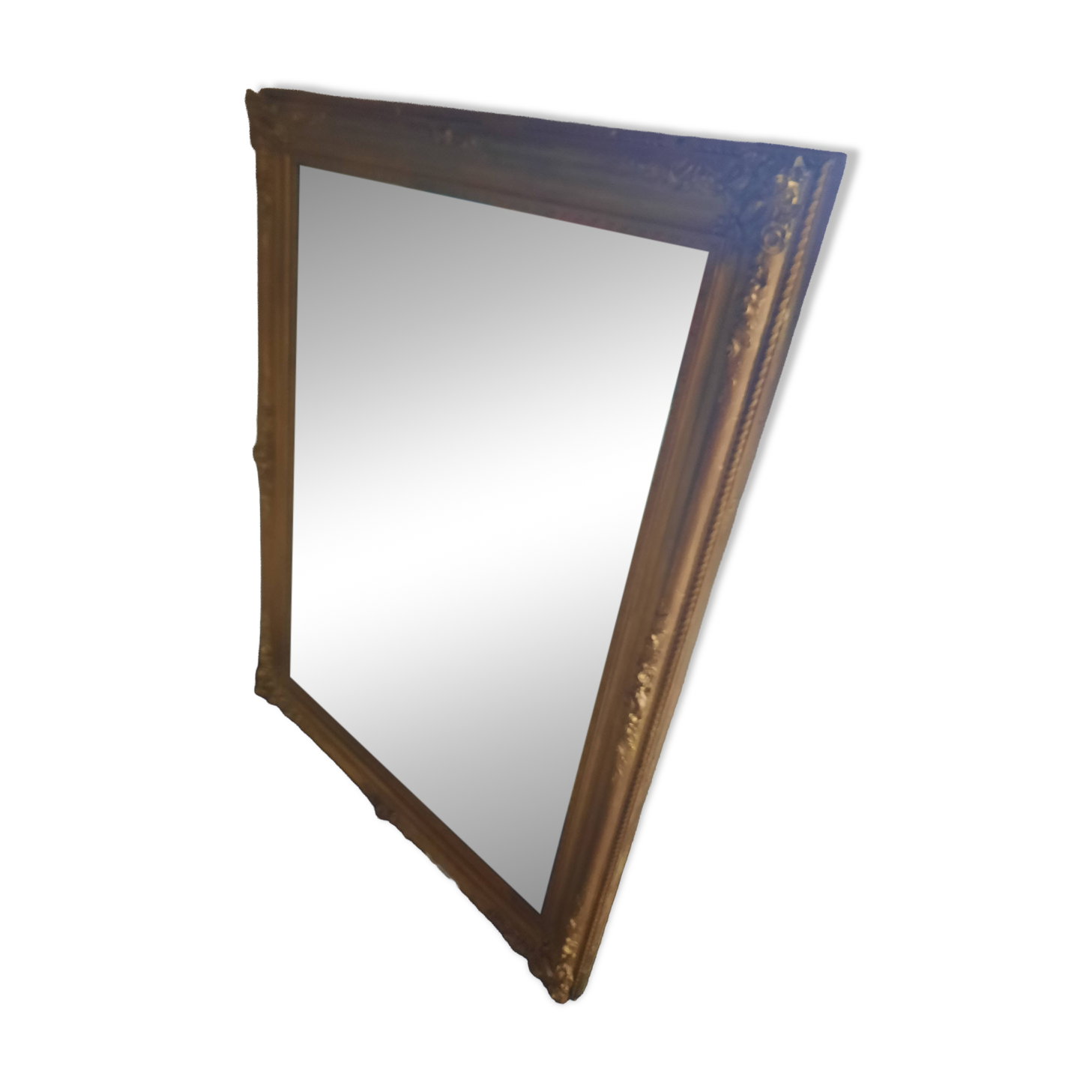 Very large gold mirror