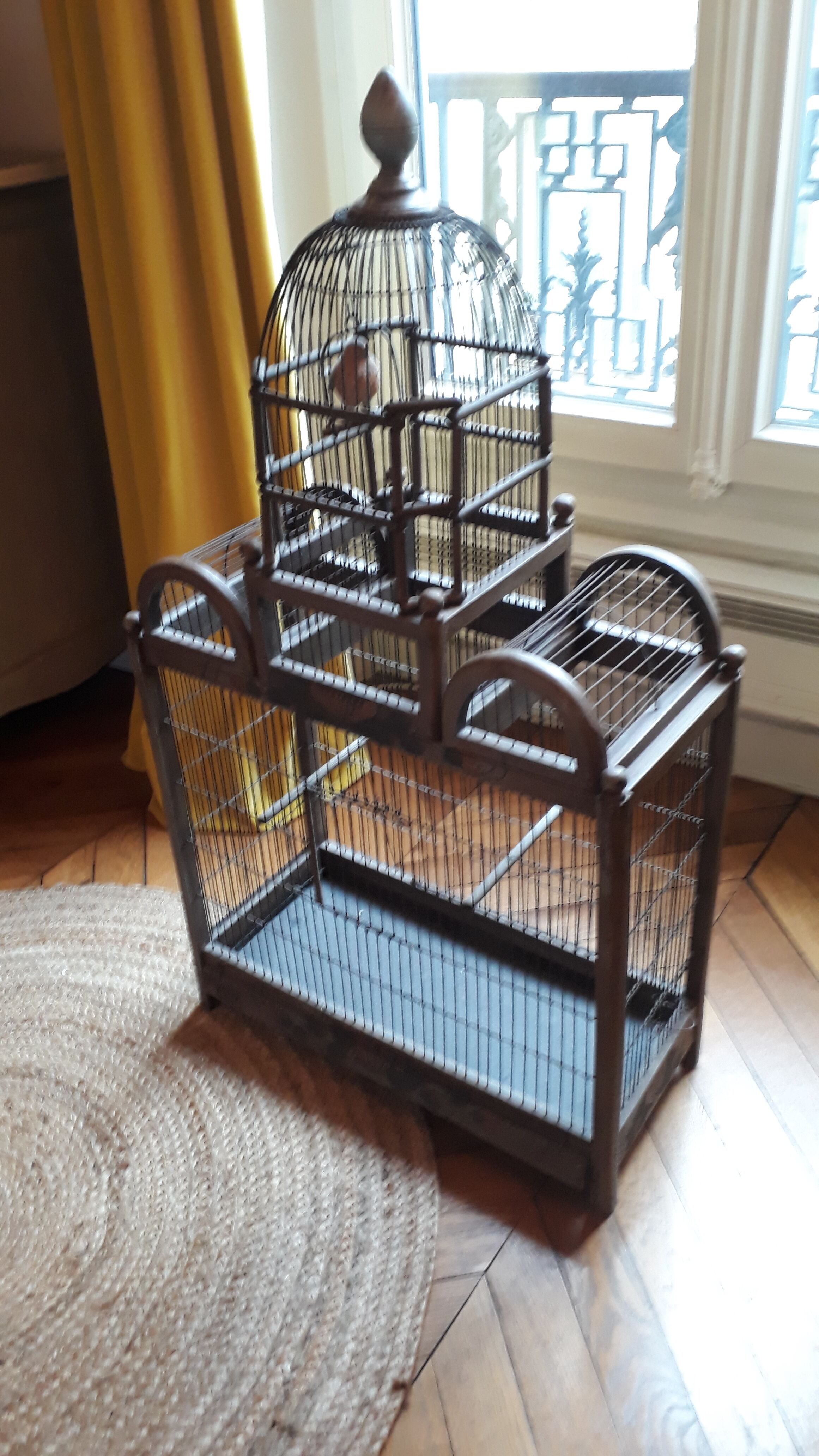 Cage à oiseaux ancienne