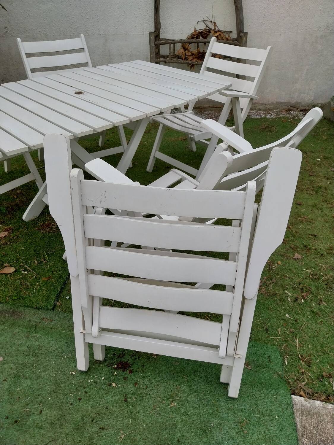 Salon de jardin en bois
