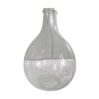 Old demijohn - 5 liters - height 31 cm