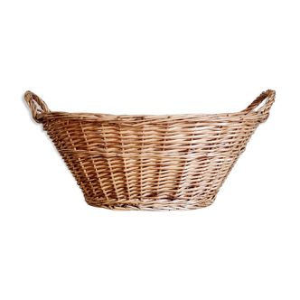 Ancient rattan pan