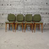 Set of 4 Baumann Pégase chairs