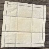 New linen pillowcase embroidered CV day scale, pastilles