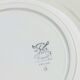 Lot de 6 assiettes plates en faience decor bleuets