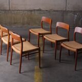 Niels O. Møller model 75 dining chair