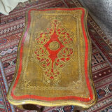 Florentine wooden side table