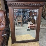 Miroir de cheminée ancien trumeau 95x121cm