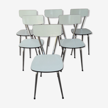 Chaises formica blanc