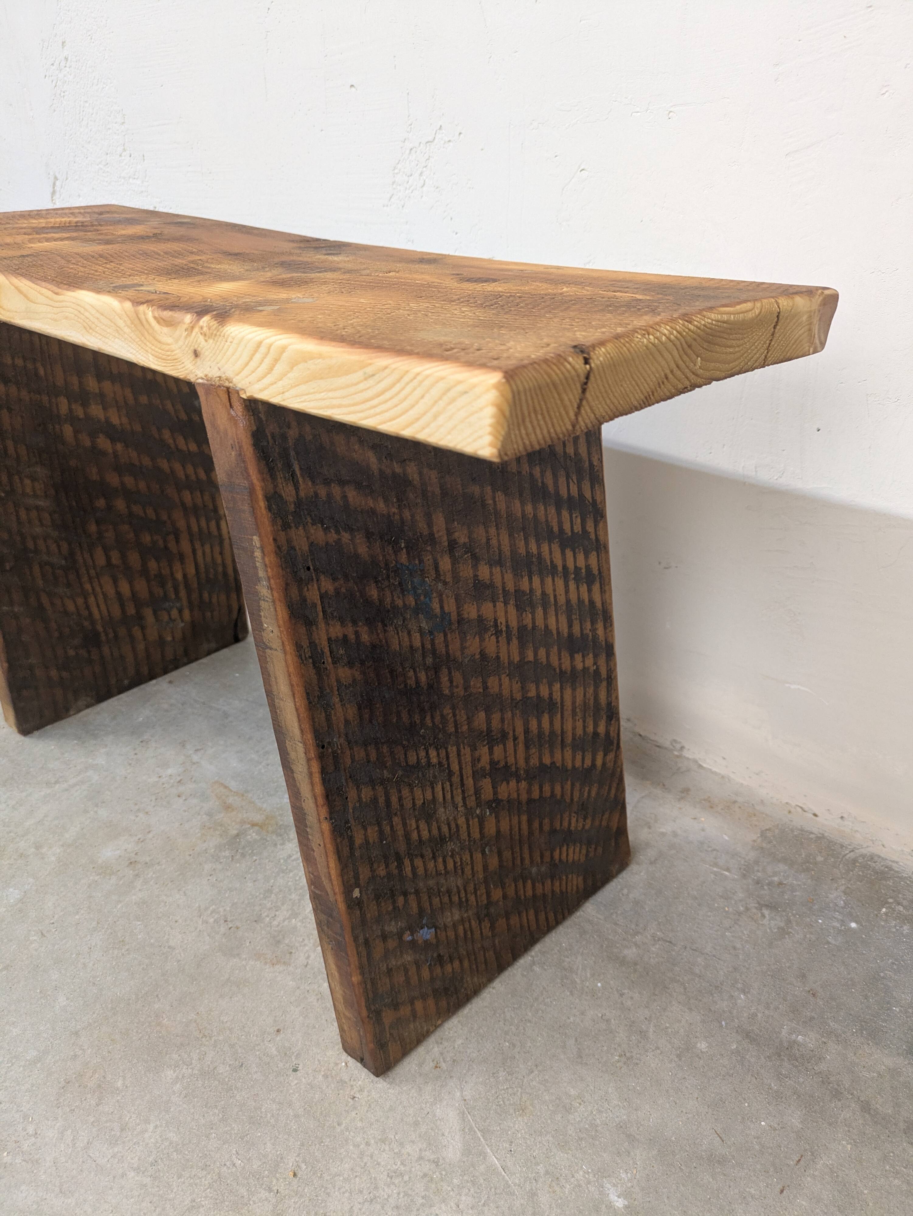 Bench / raw wood stool workshop