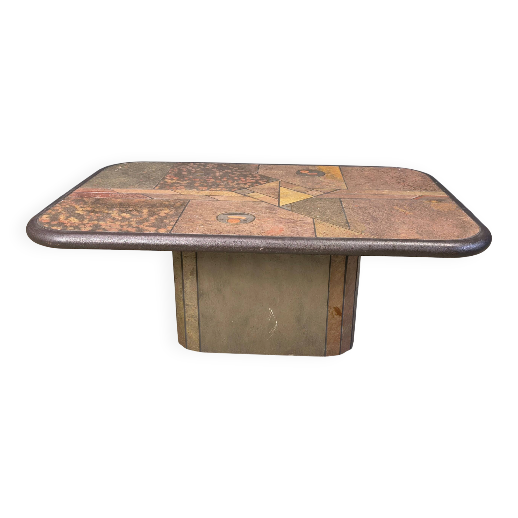 Paul Kingma attributed coffee table, 1980s