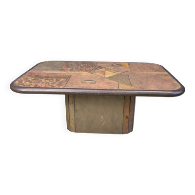 Table basse attribuée à Paul Kingma, années 1980.
