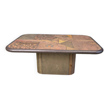 Paul Kingma attributed coffee table, 1980s