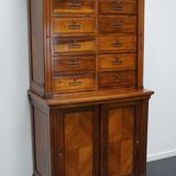 Walnut apothecary furniture France 1920s