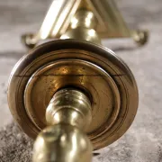 17th-century French brass candlestick – circa 1690