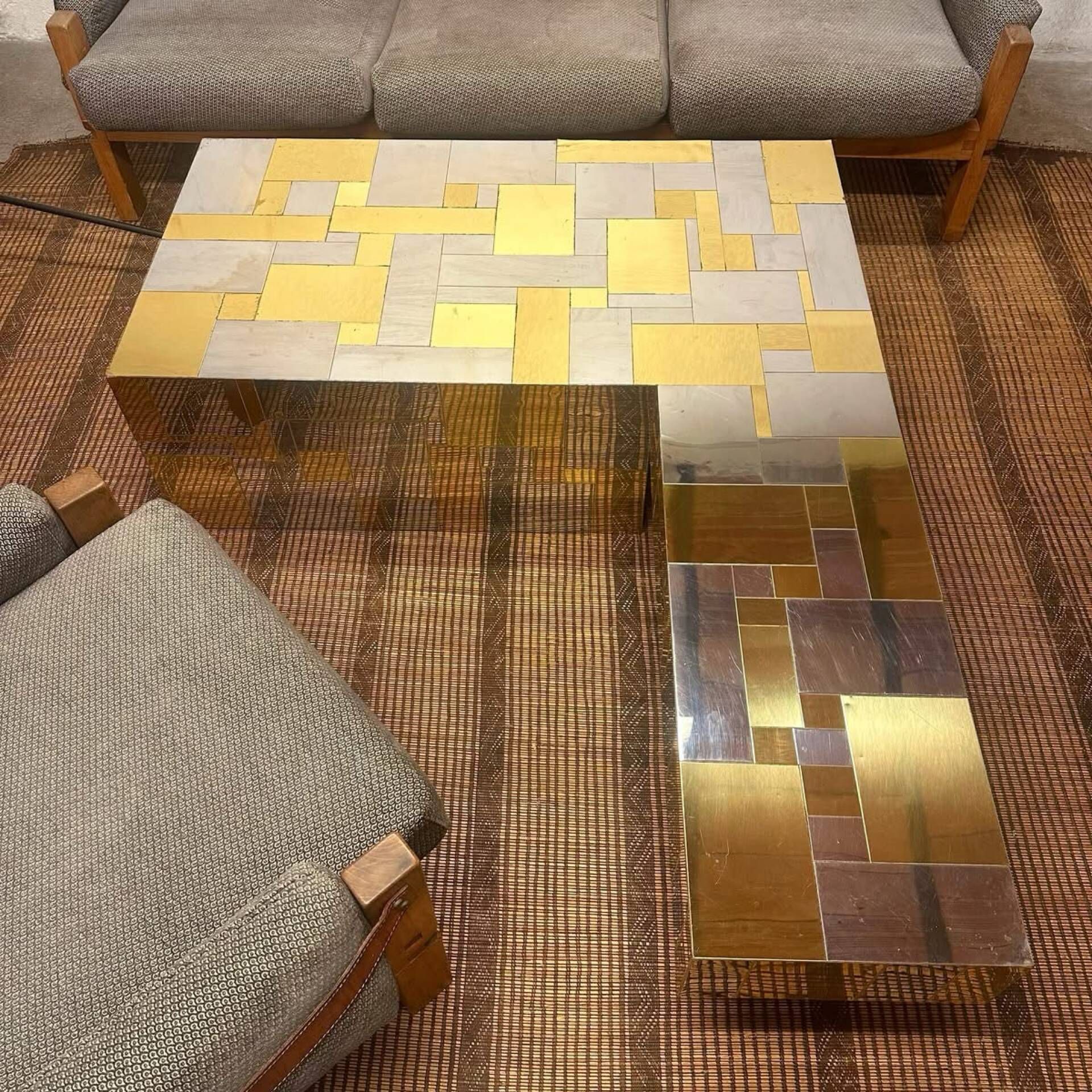 Coffee table "cityscape" by Paul Evans, 1970