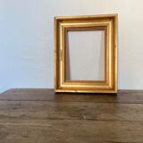 Old gilded wooden frame