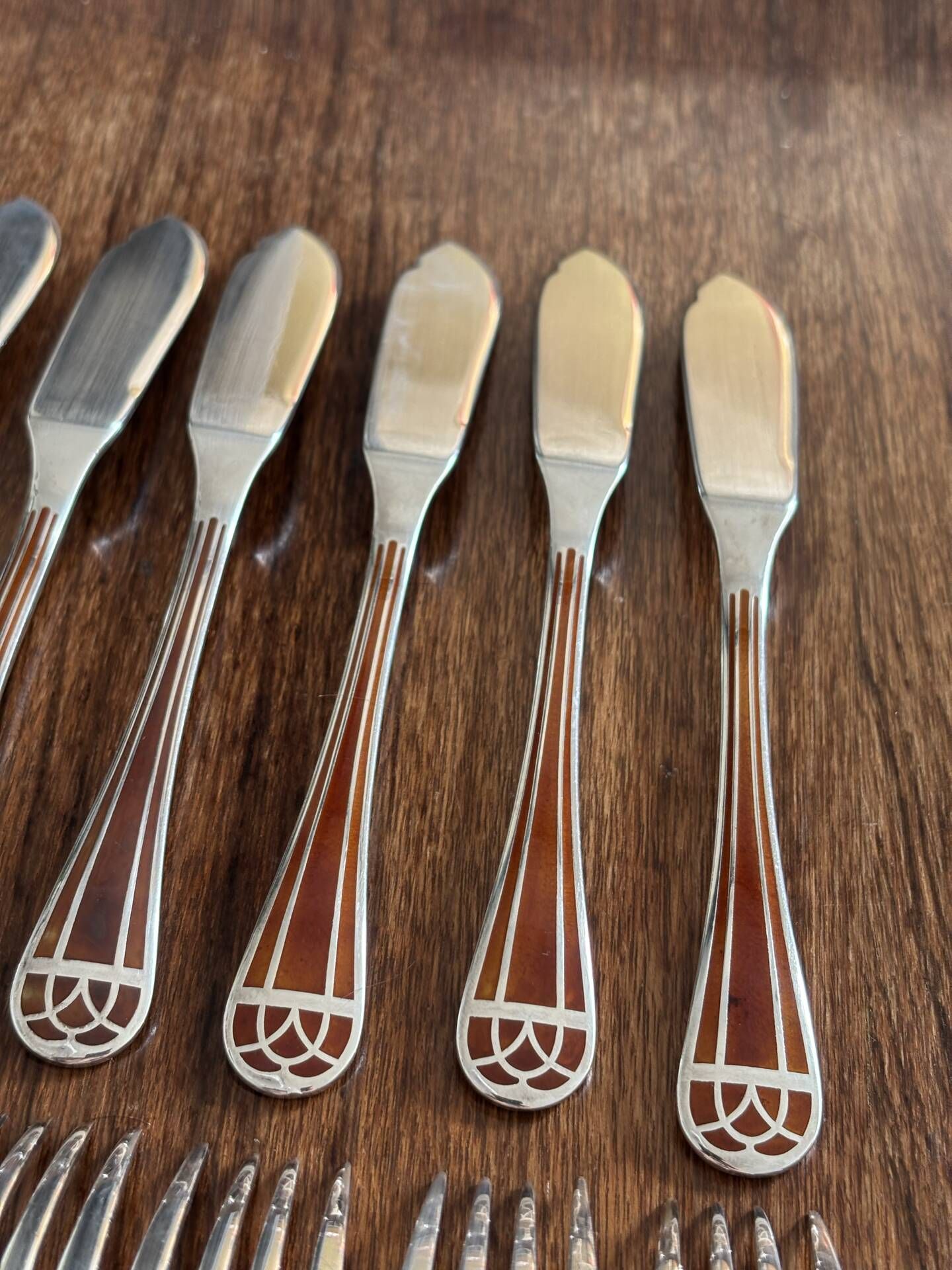 6 fish cutlery Christofle Talisman