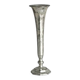 Antique patinated metal soliflore vase
