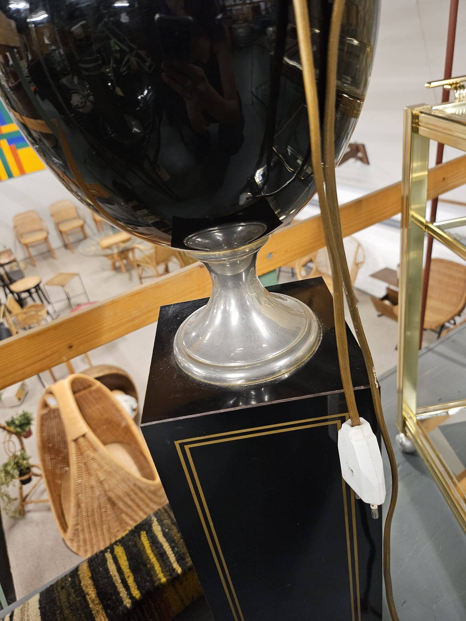 1970s Floor lamp, manufactured by maison Barbier in France