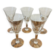 5 Saint-Louis crystal white wine glasses – Cerdagne pattern