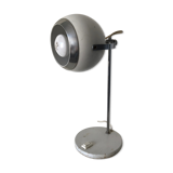 Lamp white eyeball aluminor vintage 1960 lamp