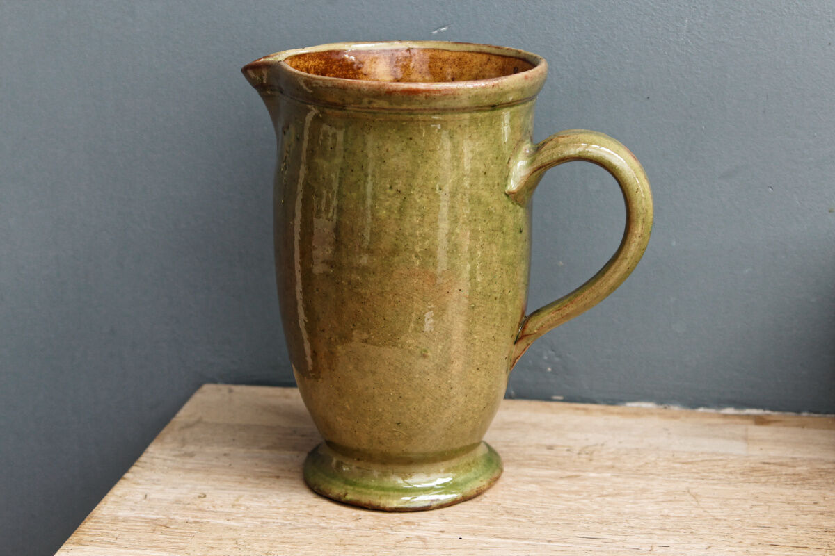 Glazed terracotta orangeade service