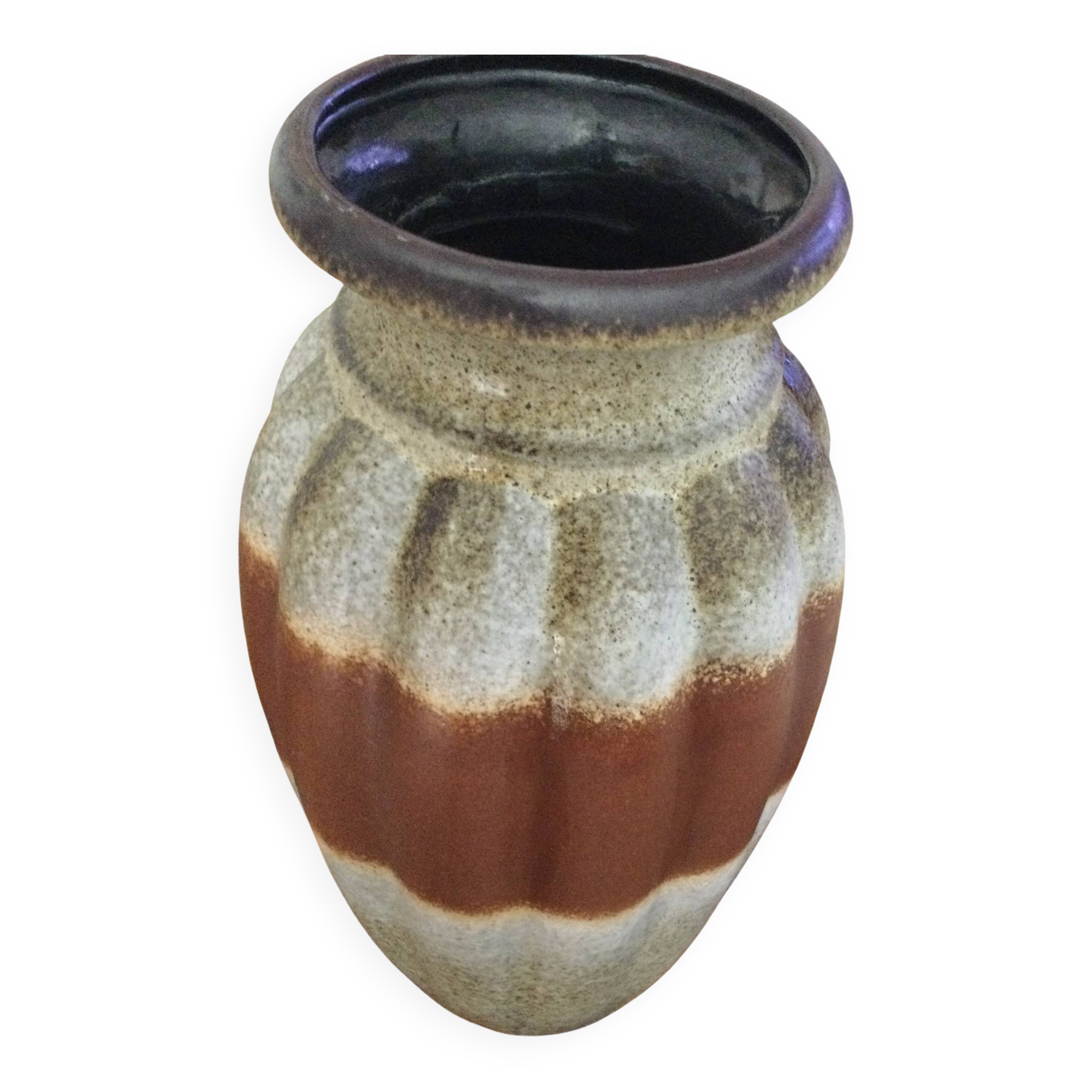 Vintage floor vase Scheurich 292 Ceramic W. Germany 40 cm