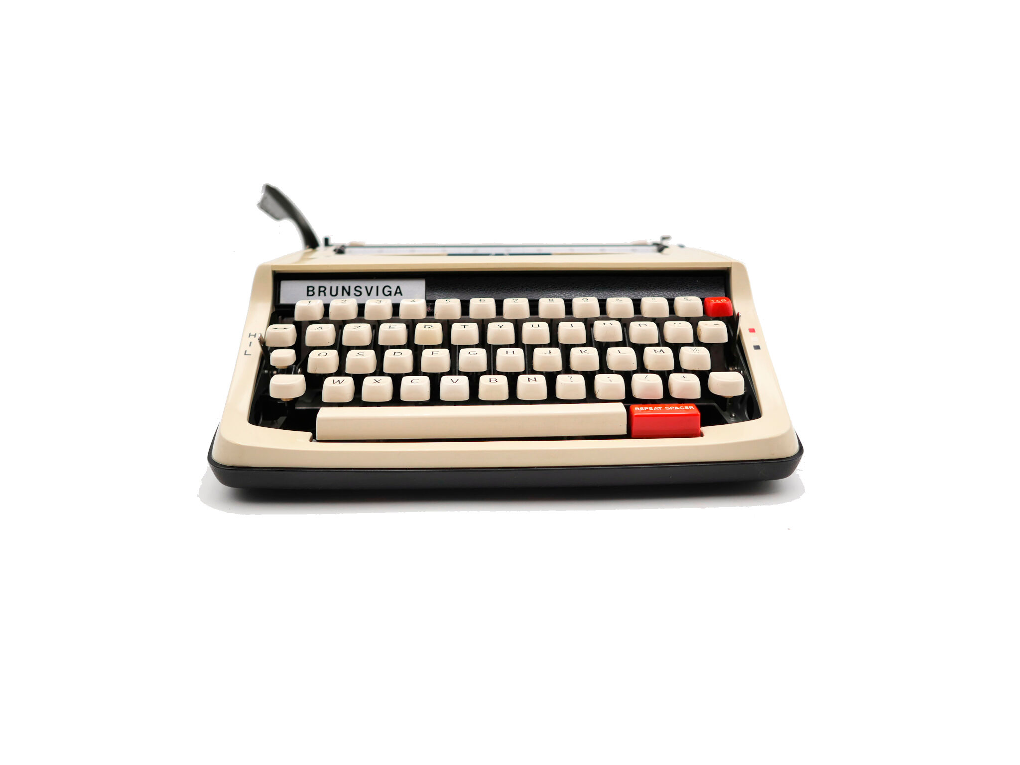 Brown brownsviga brother typewriter revised new ribbon