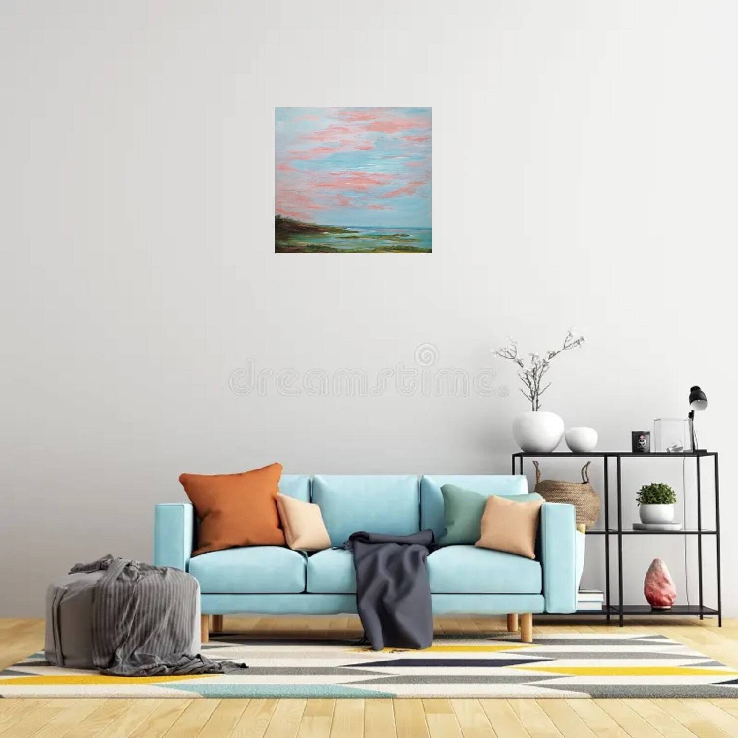 Marine landscape painting, original signed and delivered with its certificate.