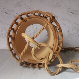 Vintage bamboo and rattan suspension