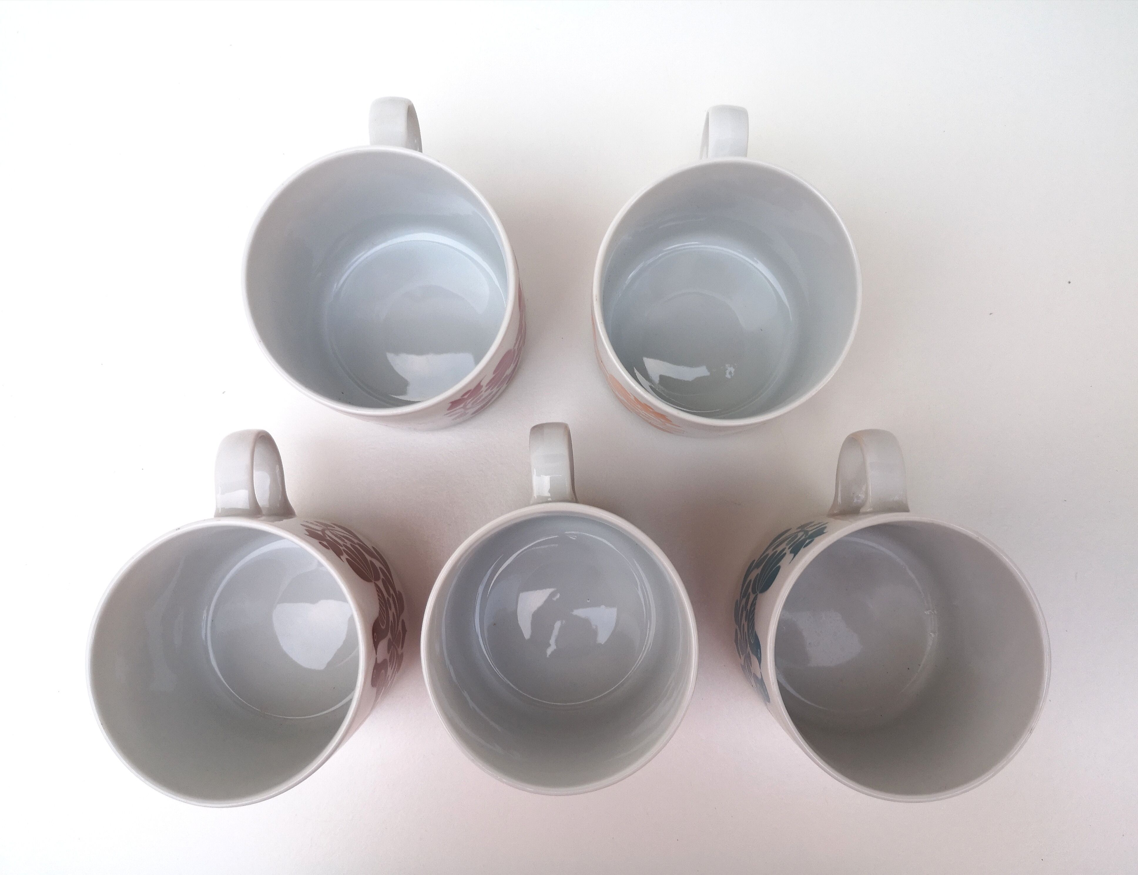 Set of 5 vintage Alfoldi cups