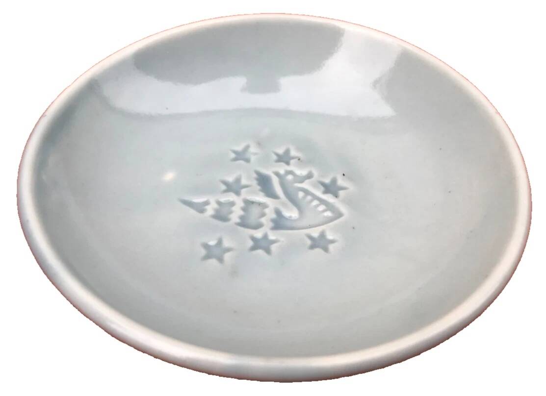 "Collector" bowl Concorde Air France AF 05322 Gien earthenware