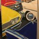 American car painting from the 50s