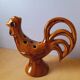 Ceramic rooster flower frog, 1960