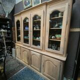 Library in natural solid cherry and ash