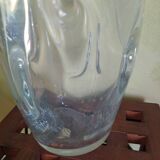 Large Schneider crystal vase