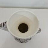 Ceramic vase enamelled by François RE in Vallauris 1960