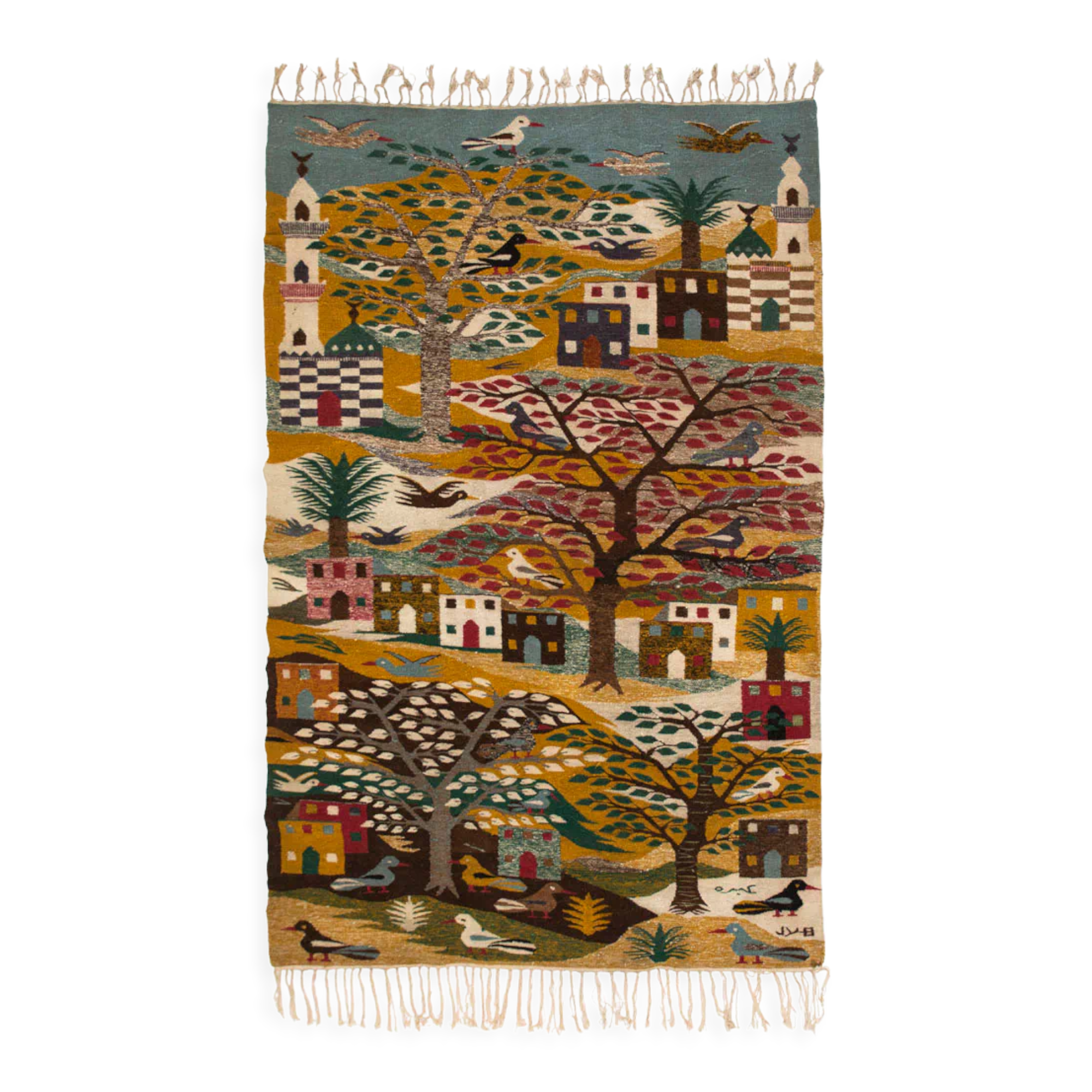 1960s Decorative Kilim