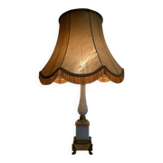 Lamp in Opline and Bronze, Louis XVI style – 1950