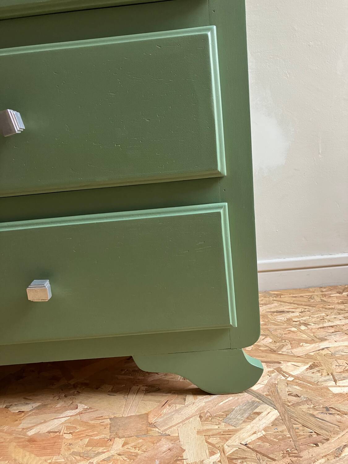 Asymmetrical art deco wardrobe